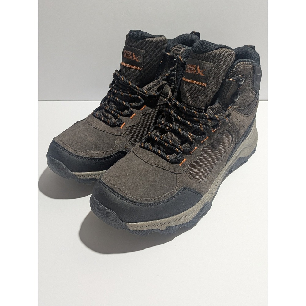 Eddie Bauer Bonham Waterproof Hiking Boots Brown Black Men's 11